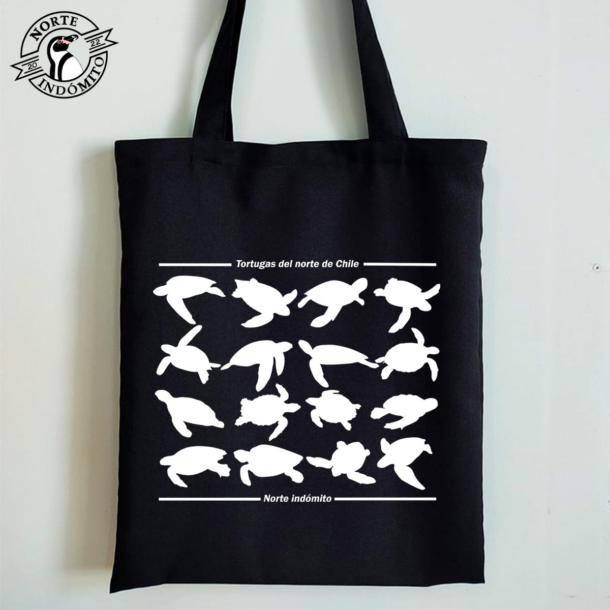Totebag - tortugas silueta