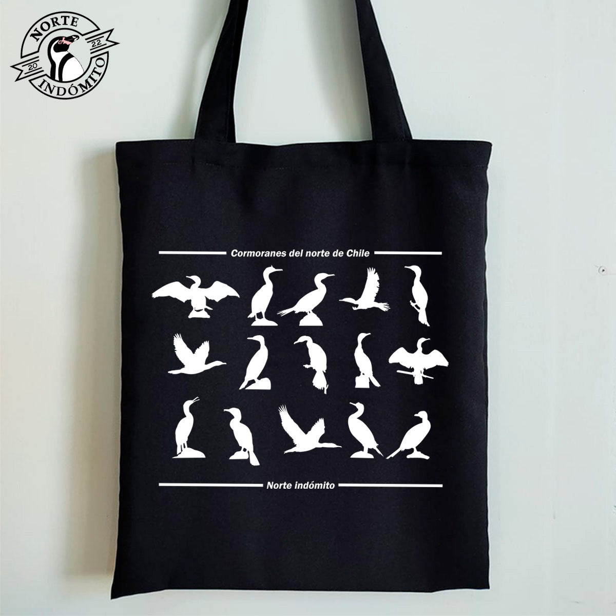 Totebag - cormoranes silueta