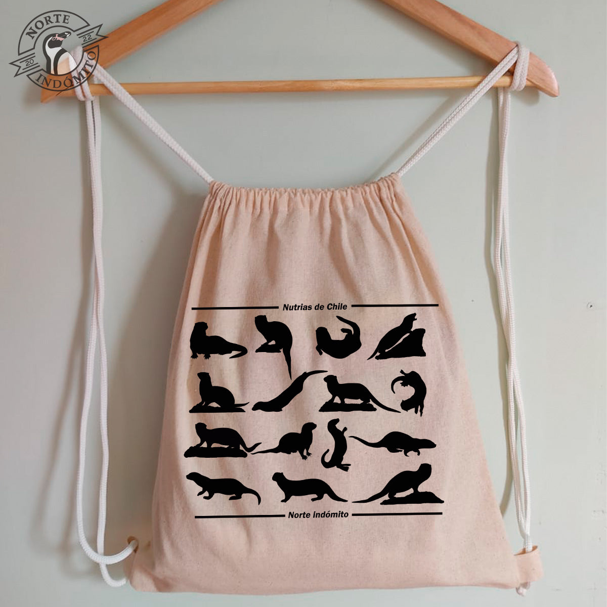 Mochila - nutrias silueta