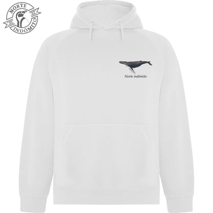 Polerón - ballena jorobada acuarela