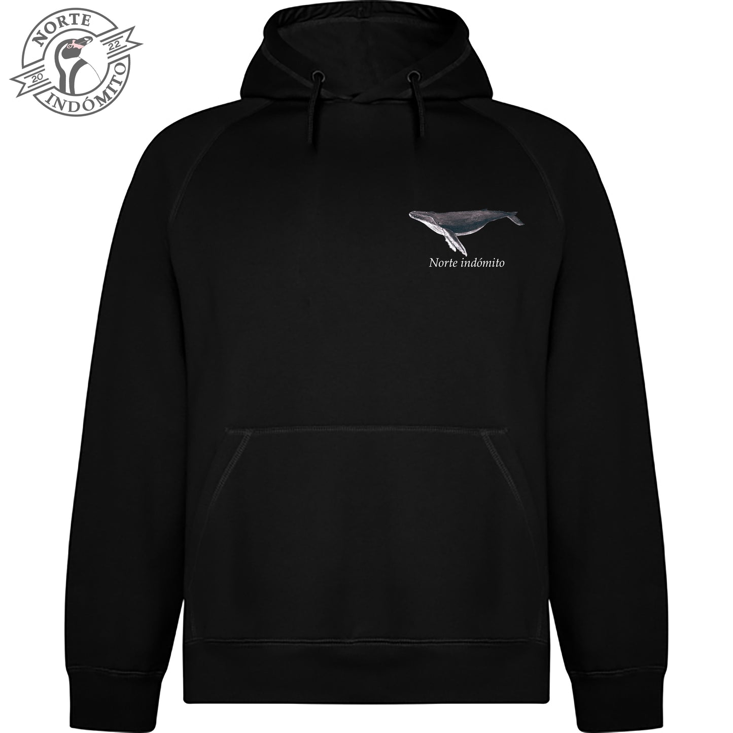 Polerón - ballena jorobada acuarela