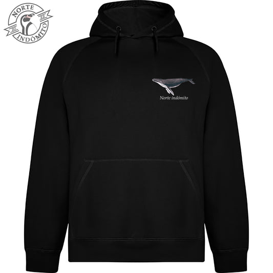 Polerón - ballena jorobada acuarela