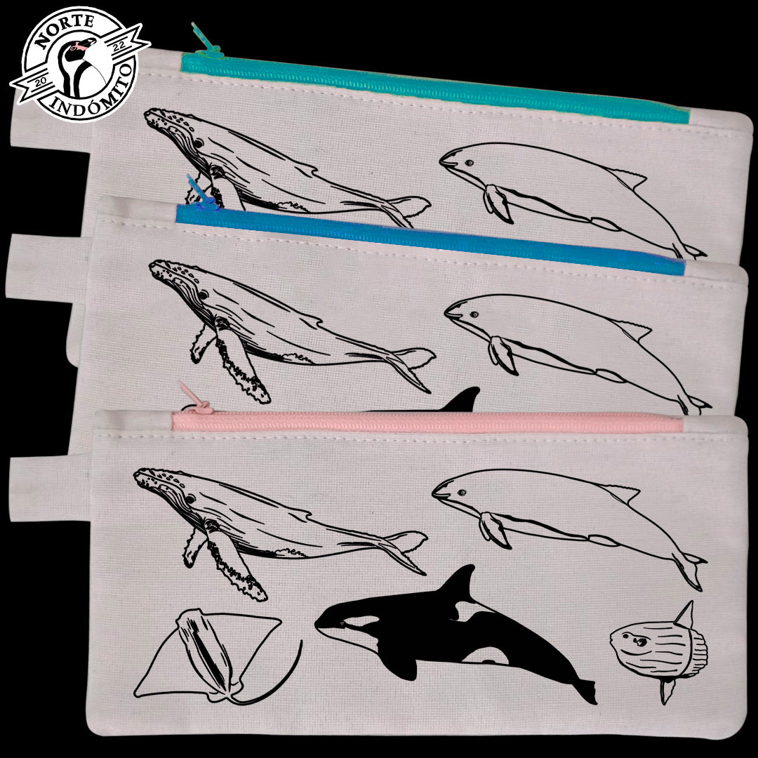 Estuche - animales marinos