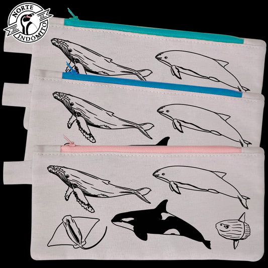 Estuche - animales marinos