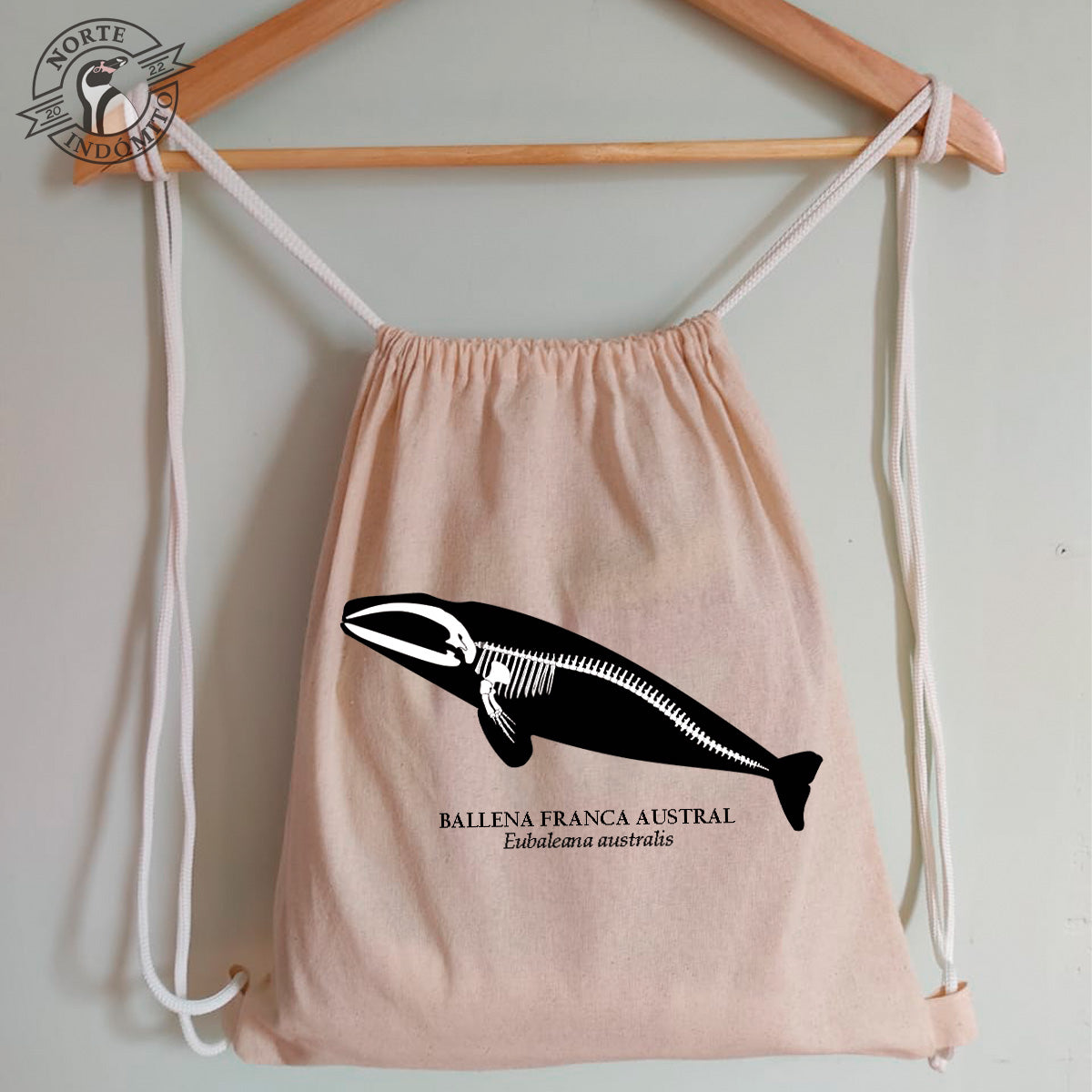 Mochila - ballena franca austral esqueleto