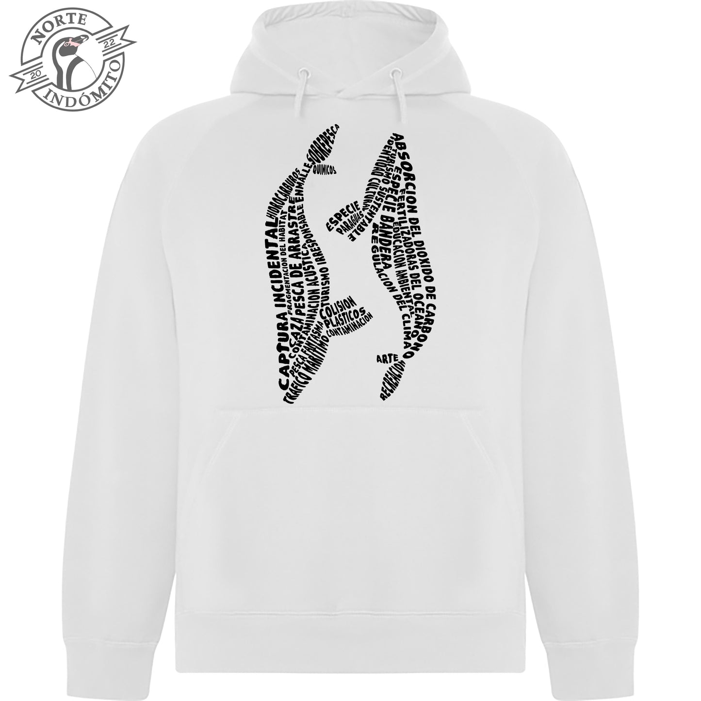 Polerón - ballenas caligrama