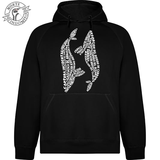 Polerón - ballenas caligrama