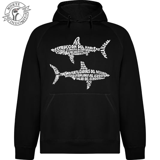 Polerón - tiburones caligrama