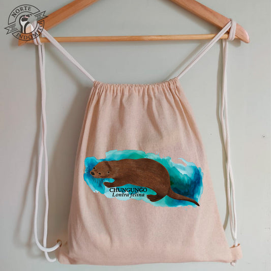 Mochila - chungungo acuarela