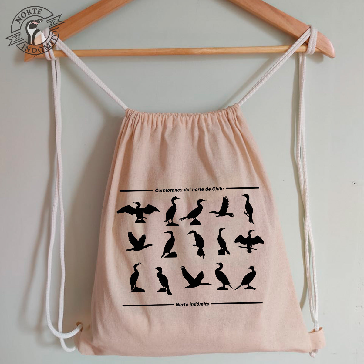 Mochila - cormoranes silueta