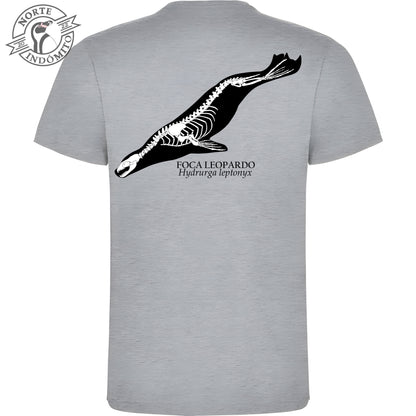 Polera - foca leopardo esqueleto