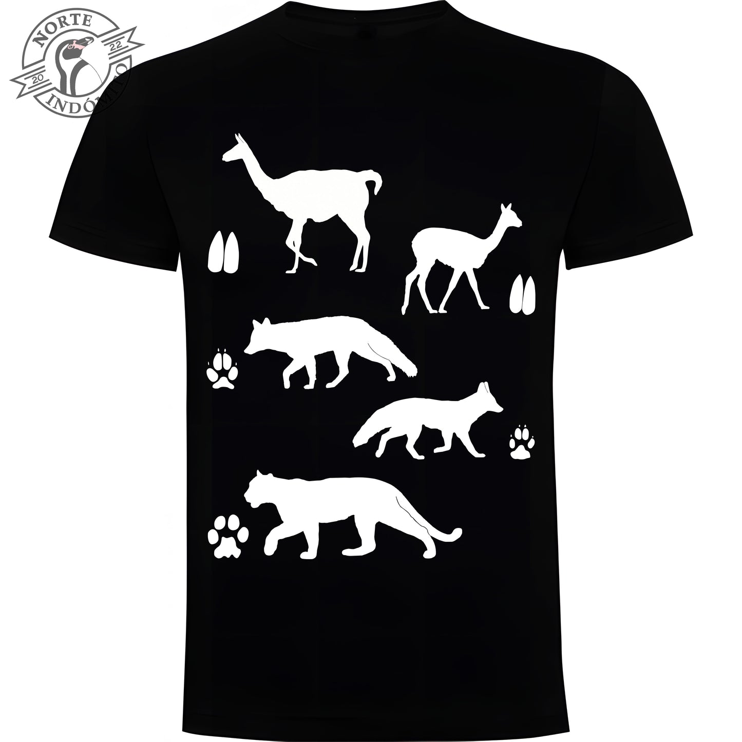 Polera - mamíferos huellas