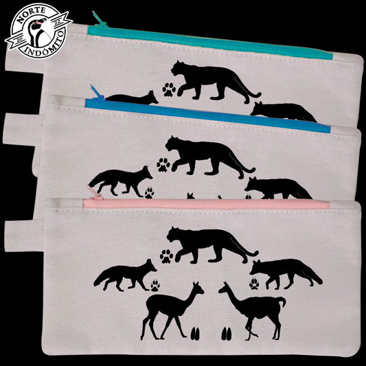 Estuche - mamíferos huellas