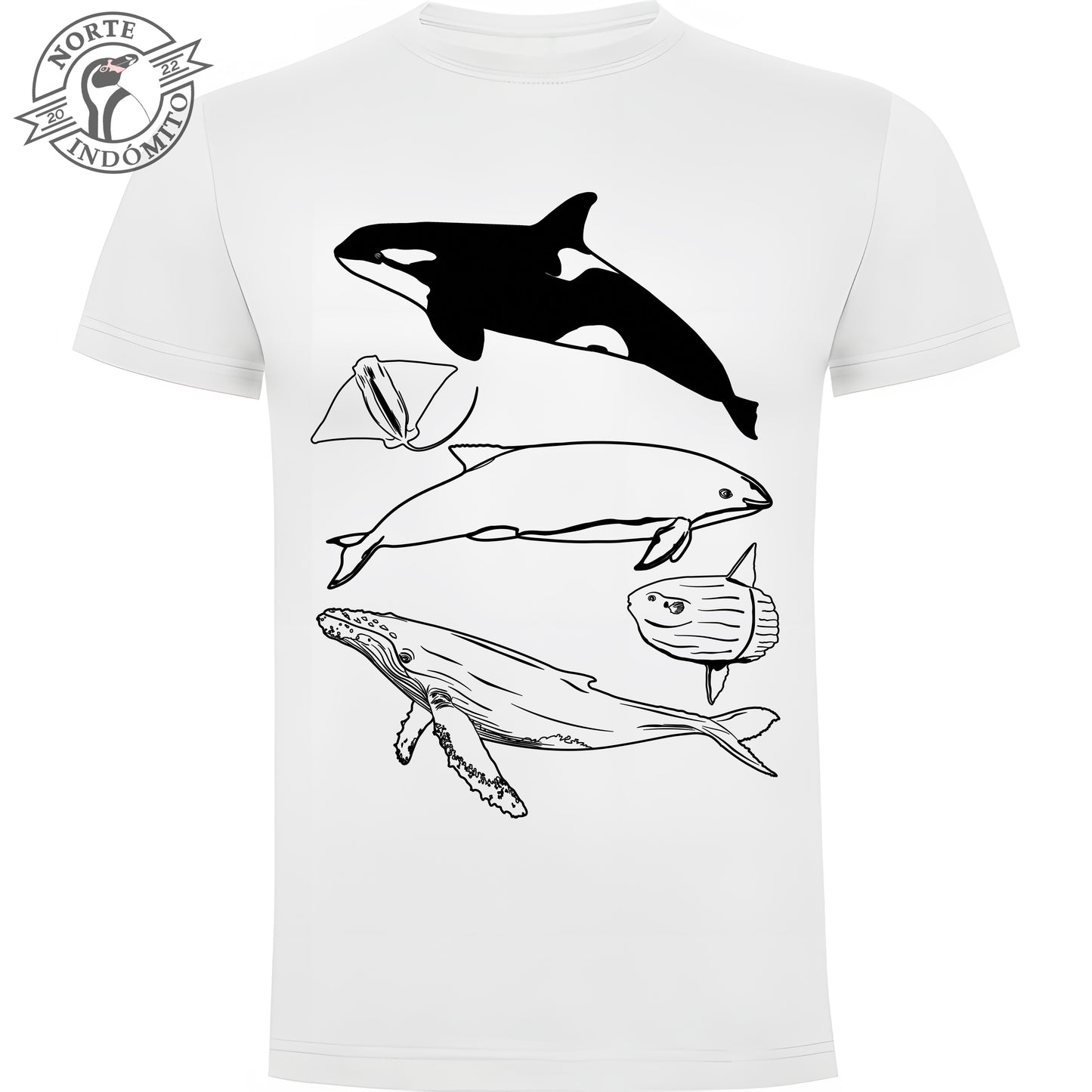 Polera - animales marinos