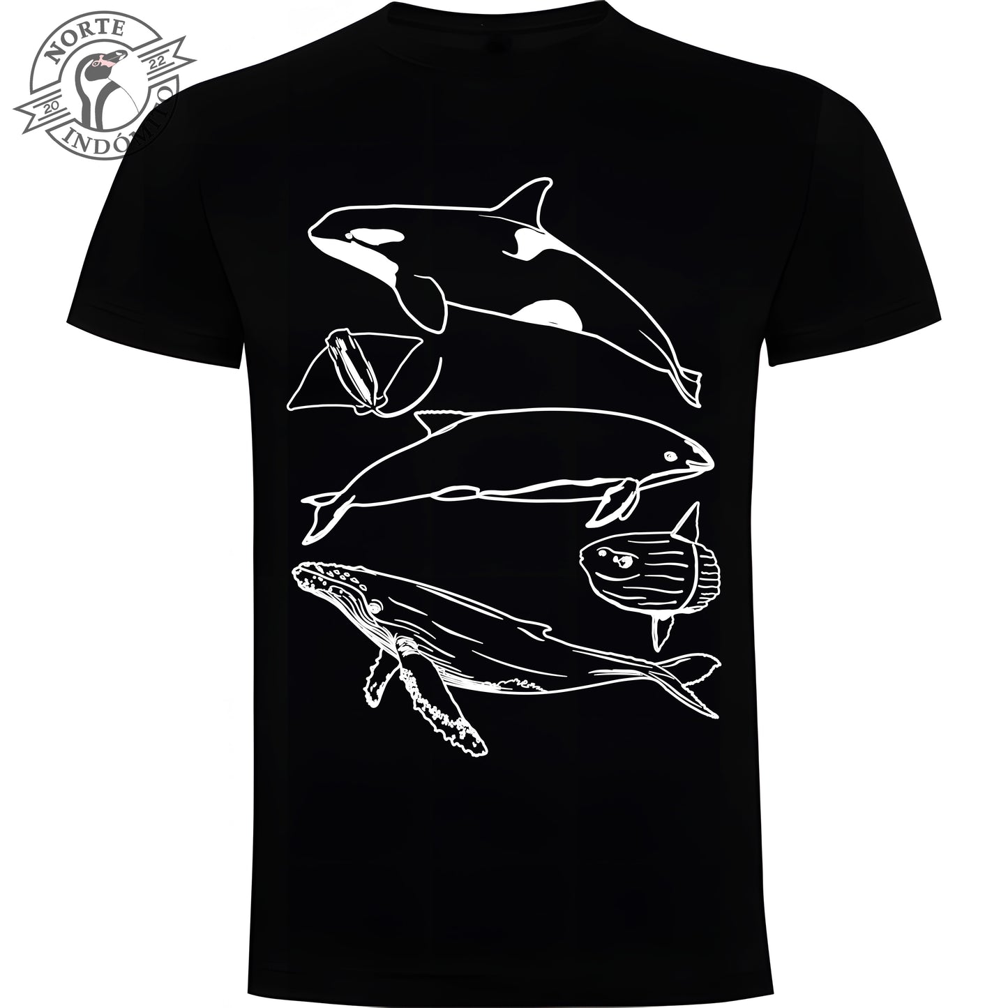 Polera - animales marinos