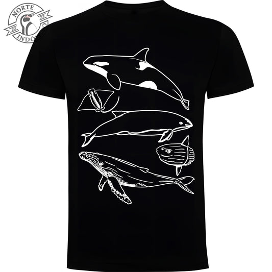 Polera - animales marinos