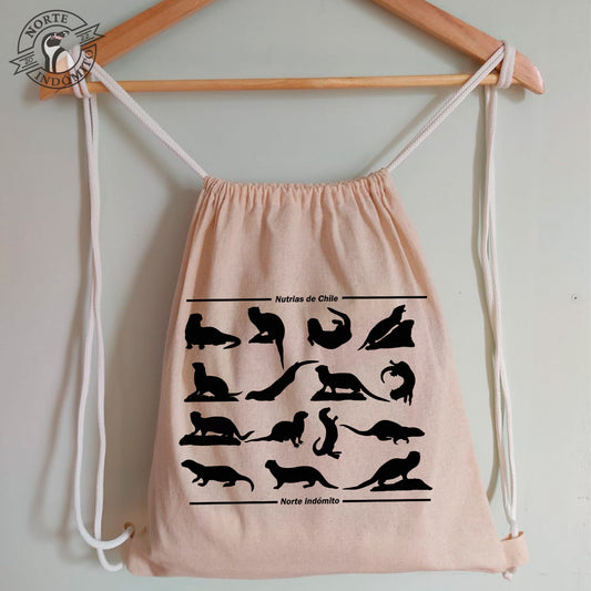 Mochila - nutrias silueta