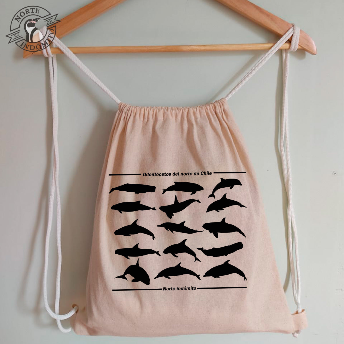 Mochila - odontocetos silueta