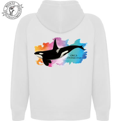 Polerón - orca acuarela