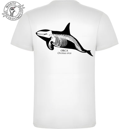Polera - orca esqueleto