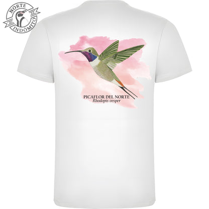 Polera - picaflor del norte acuarela