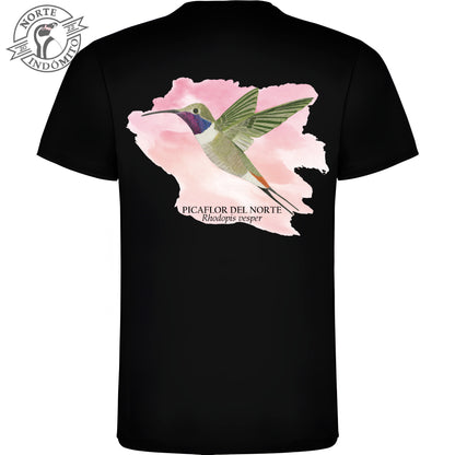 Polera - picaflor del norte acuarela