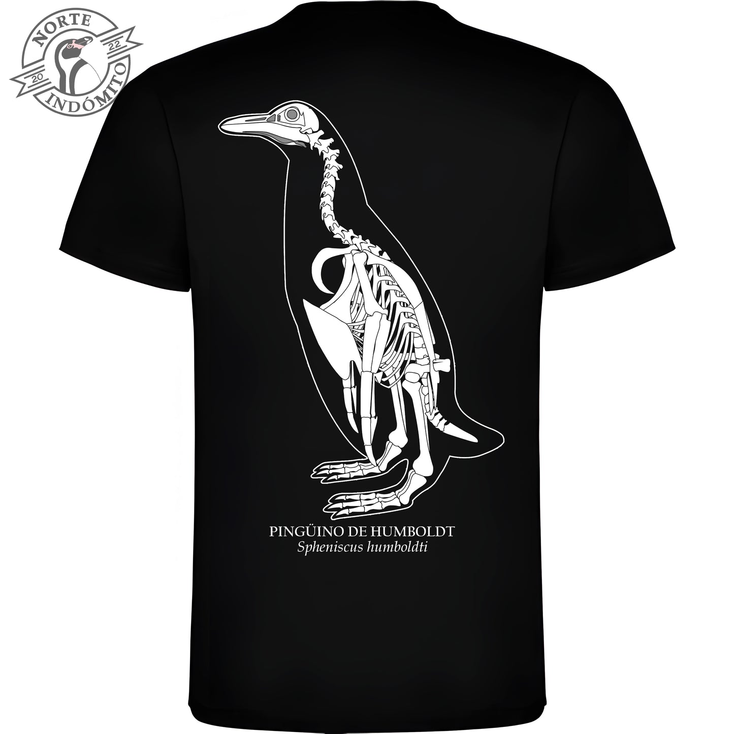 Polera - pingüino de humboldt esqueleto