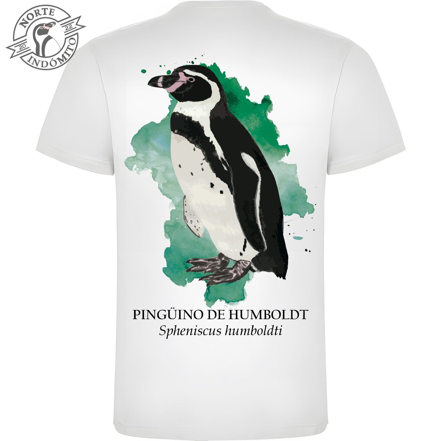 Polera - pingüino de humboldt acuarela