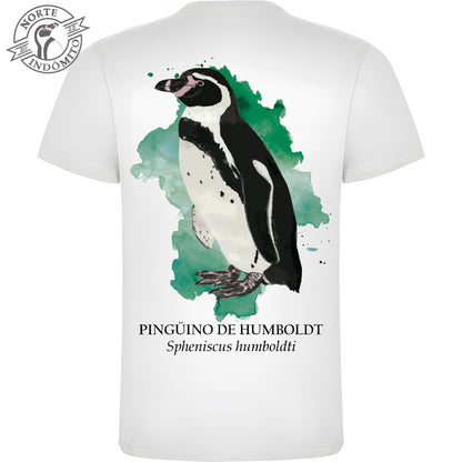 Polera - pingüino de humboldt acuarela
