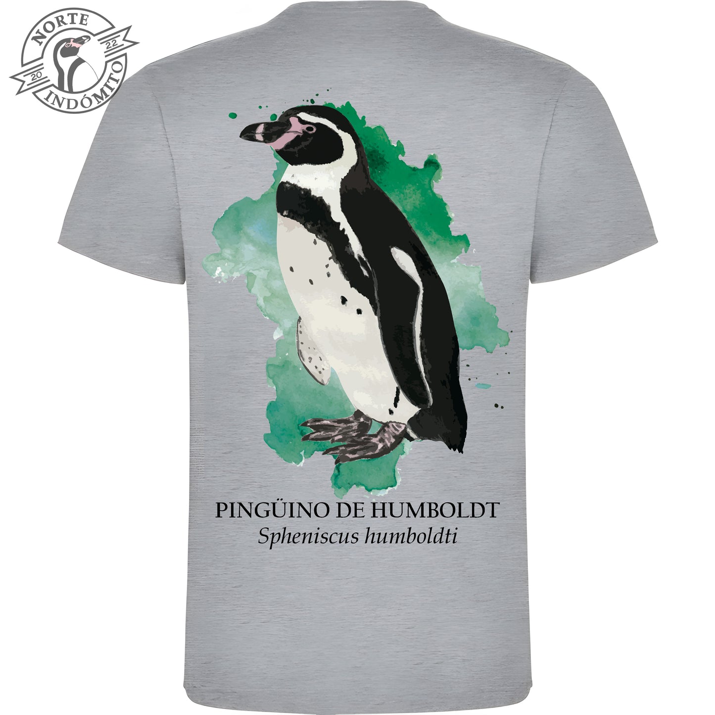 Polera - pingüino de humboldt acuarela