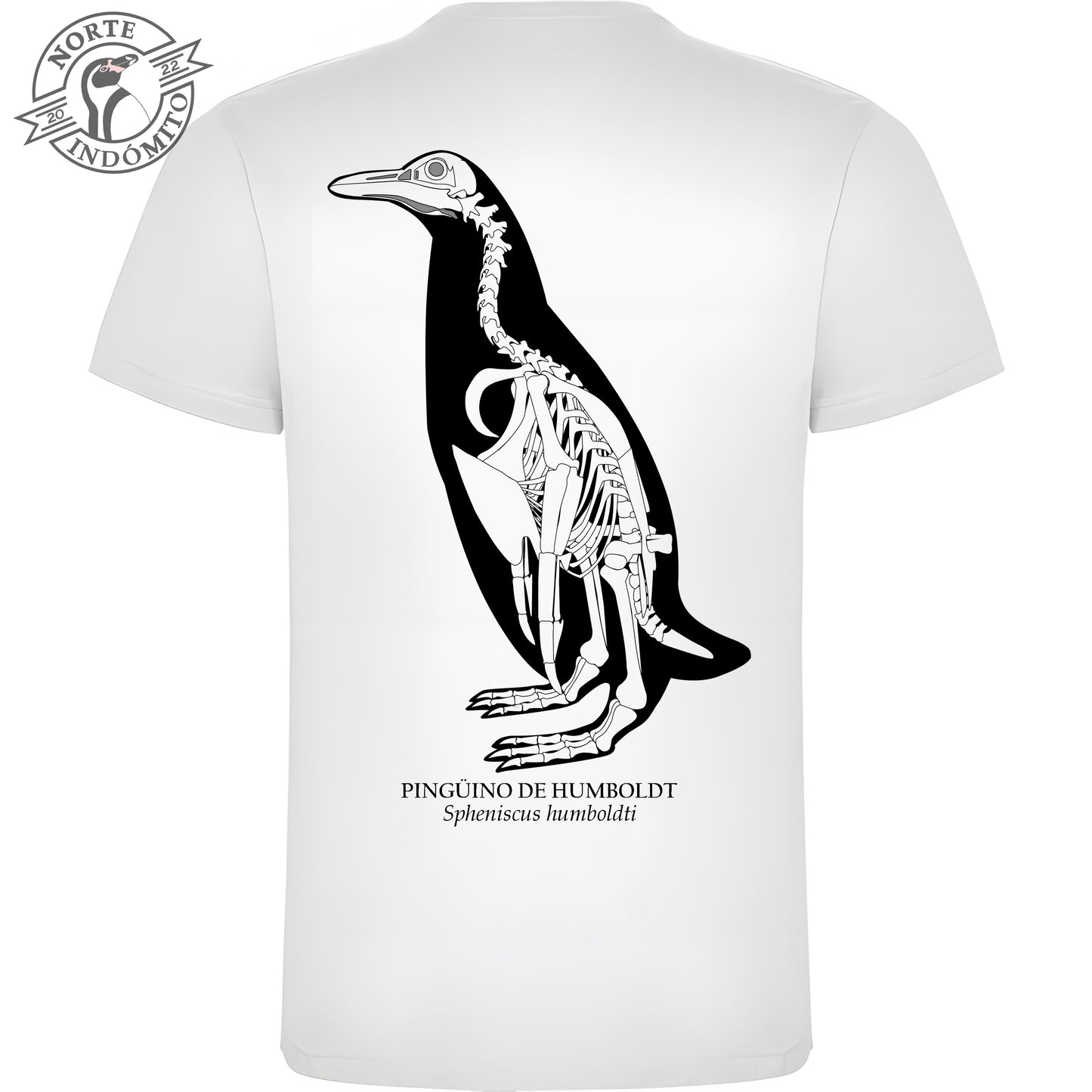 Polera - pingüino de humboldt esqueleto