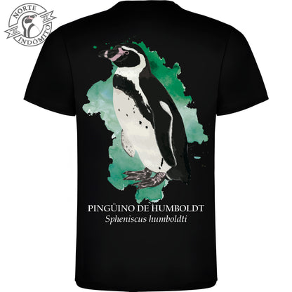 Polera - pingüino de humboldt acuarela