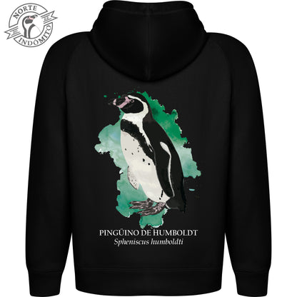 Polerón - pingüino de humboldt acuarela