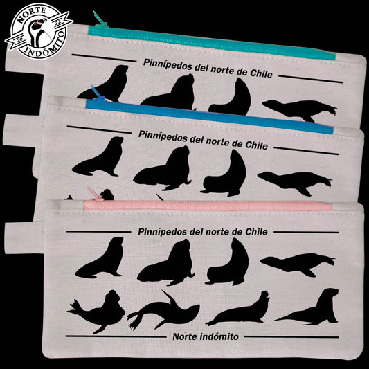 Estuche - pinnípedos silueta