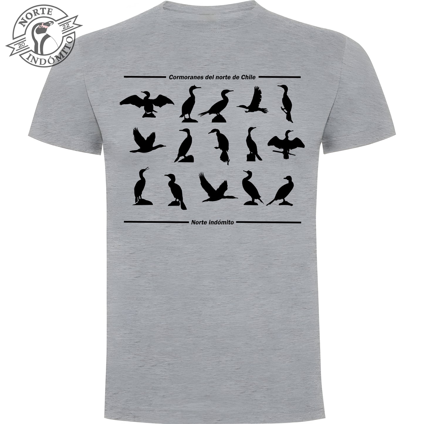 Polera - cormoranes silueta