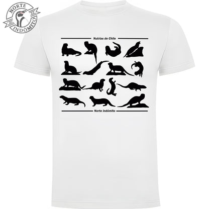 Polera - nutrias silueta