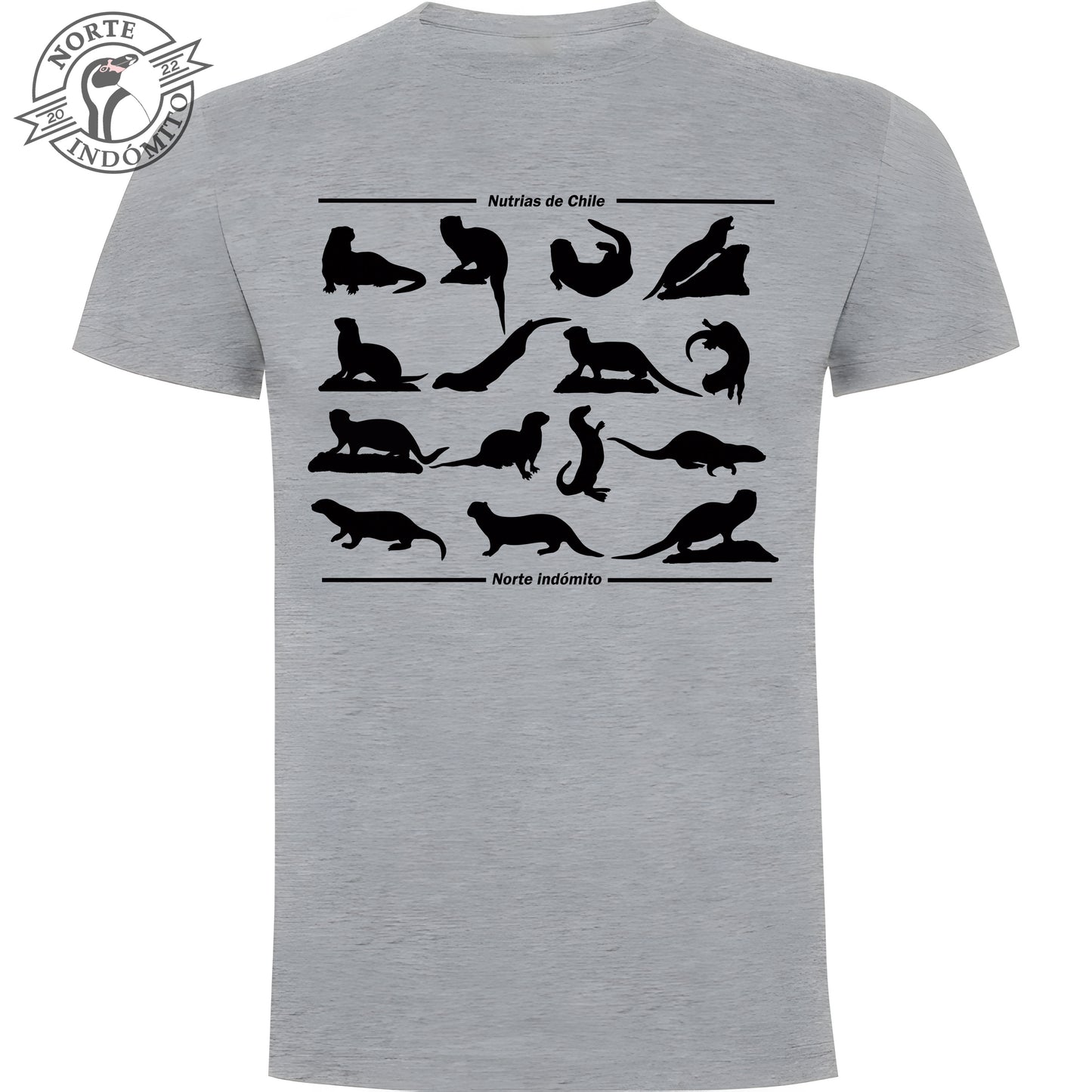 Polera - nutrias silueta
