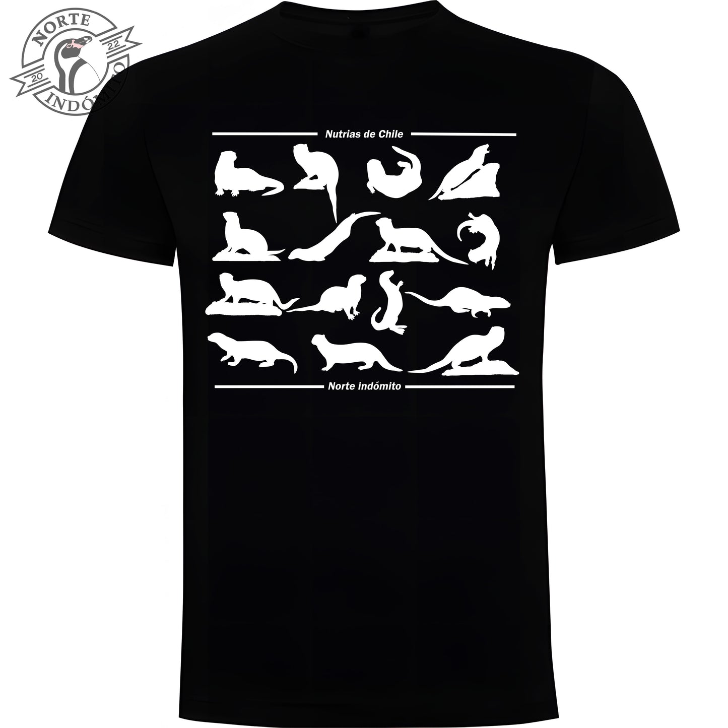 Polera - nutrias silueta