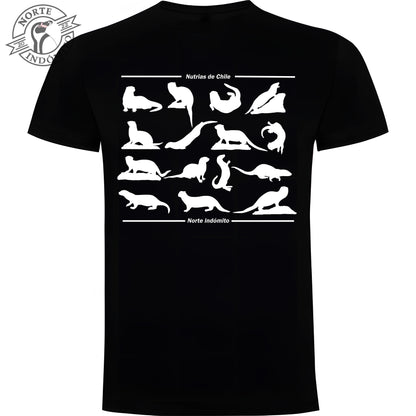 Polera - nutrias silueta