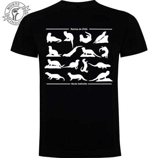 Polera - nutrias silueta