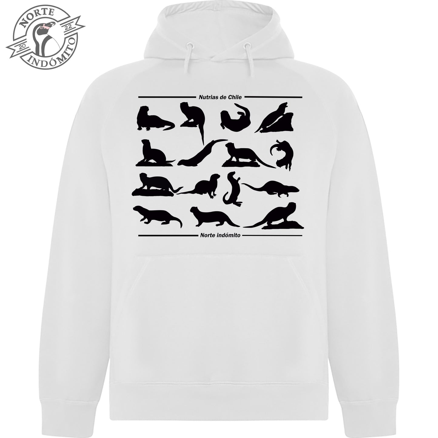 Polerón - nutrias silueta