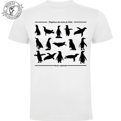 Polera - pingüinos silueta