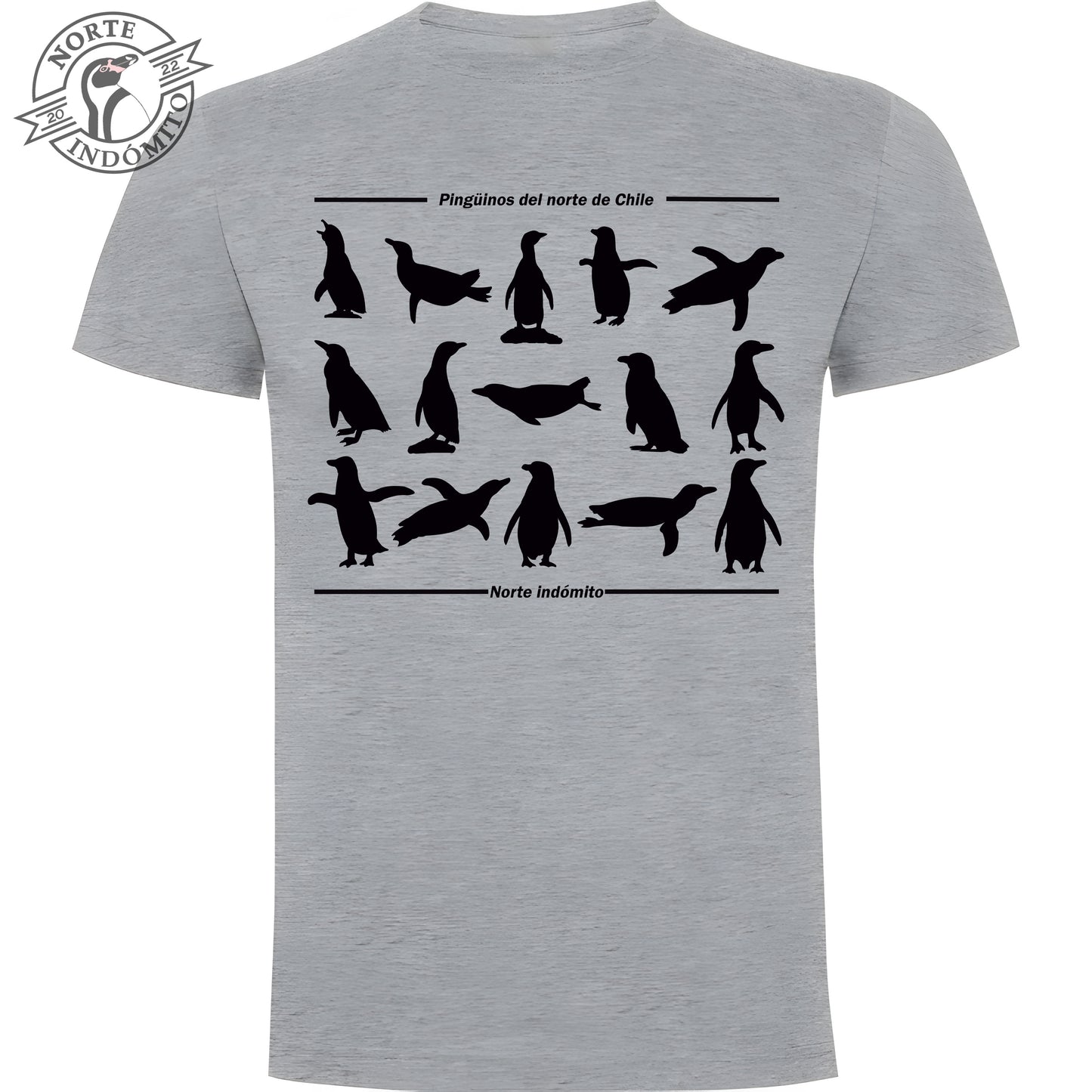 Polera - pingüinos silueta