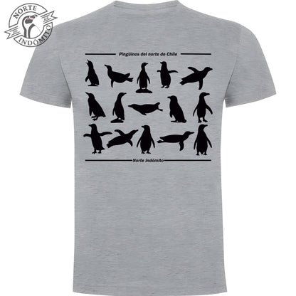 Polera - pingüinos silueta
