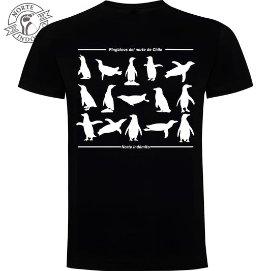 Polera - pingüinos silueta
