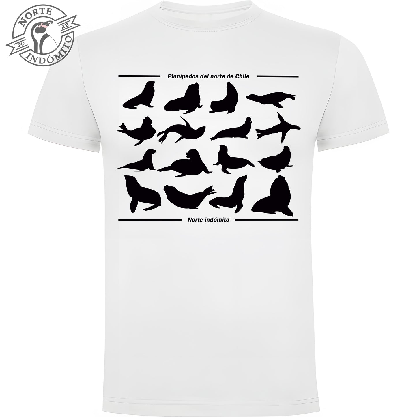 Polera - pinnípedos silueta