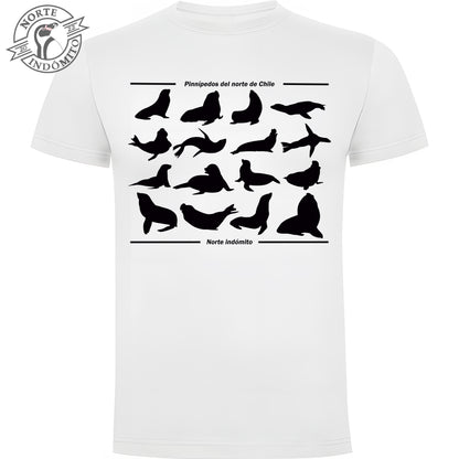 Polera - pinnípedos silueta