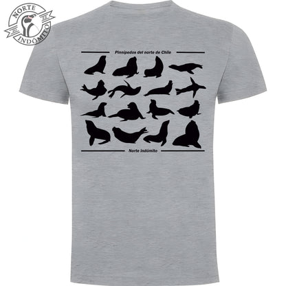 Polera - pinnípedos silueta