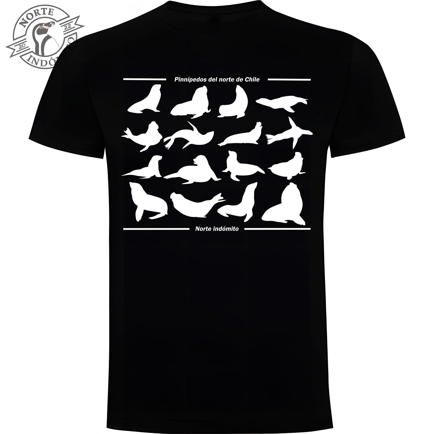 Polera - pinnípedos silueta