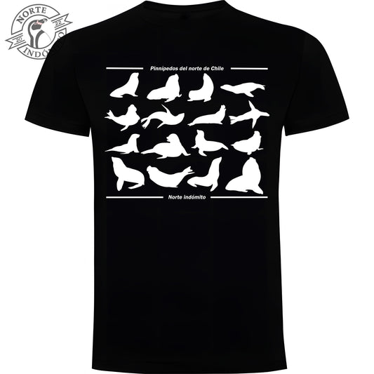 Polera - pinnípedos silueta